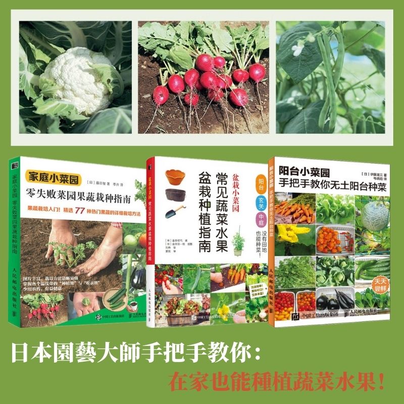 家庭小菜園:零失敗菜園果蔬栽種指南+盆栽小菜園:常見蔬菜水果盆栽種植指南+陽台小菜園:手把手教你無土陽台種菜 家庭小菜園:零失敗菜園果蔬栽種指南+盆栽小菜園:常見蔬菜水果盆栽種植指南+陽台小菜園:手把手教你無土陽台種菜