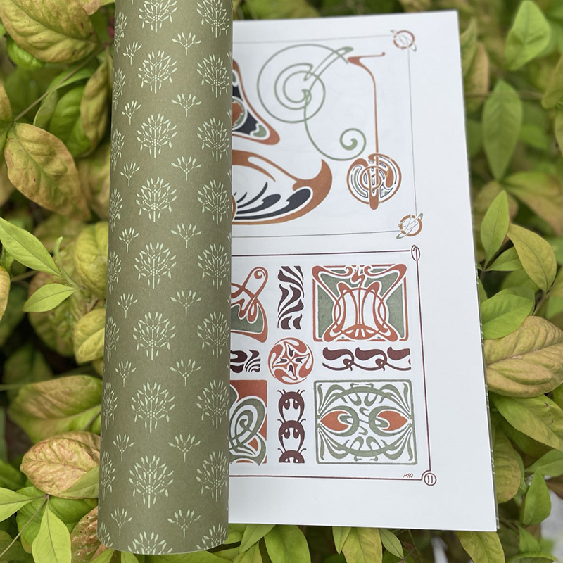 復古藝術館【自然而美：新藝術裝飾設計圖錄+萬物有文：新藝術植物裝飾】全兩冊