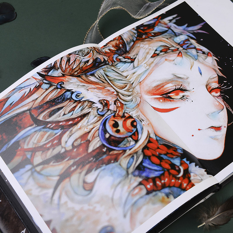 《蛹》食蟬手繪插畫作品集+《境》舍溪國風畫集(全兩冊) 《蛹》食蟬手繪插畫作品集+《境》舍溪國風畫集(全兩冊)