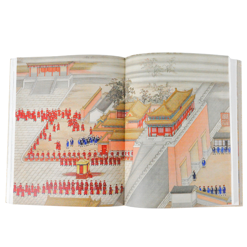 【十八世紀京華盛景圖 】(清乾隆皇太后《萬壽圖》)函裝,重達2.4公斤