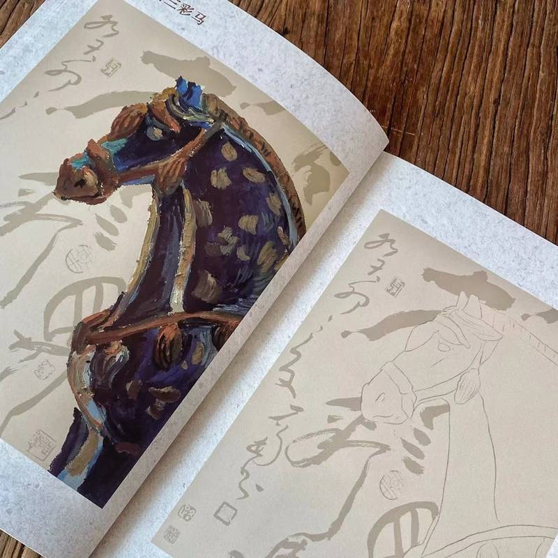 2023新書推薦:油畫棒著色系列:敦煌壁畫+國家寶藏(全兩冊) 2023新書推薦:油畫棒著色系列:敦煌壁畫+國家寶藏(全兩冊)