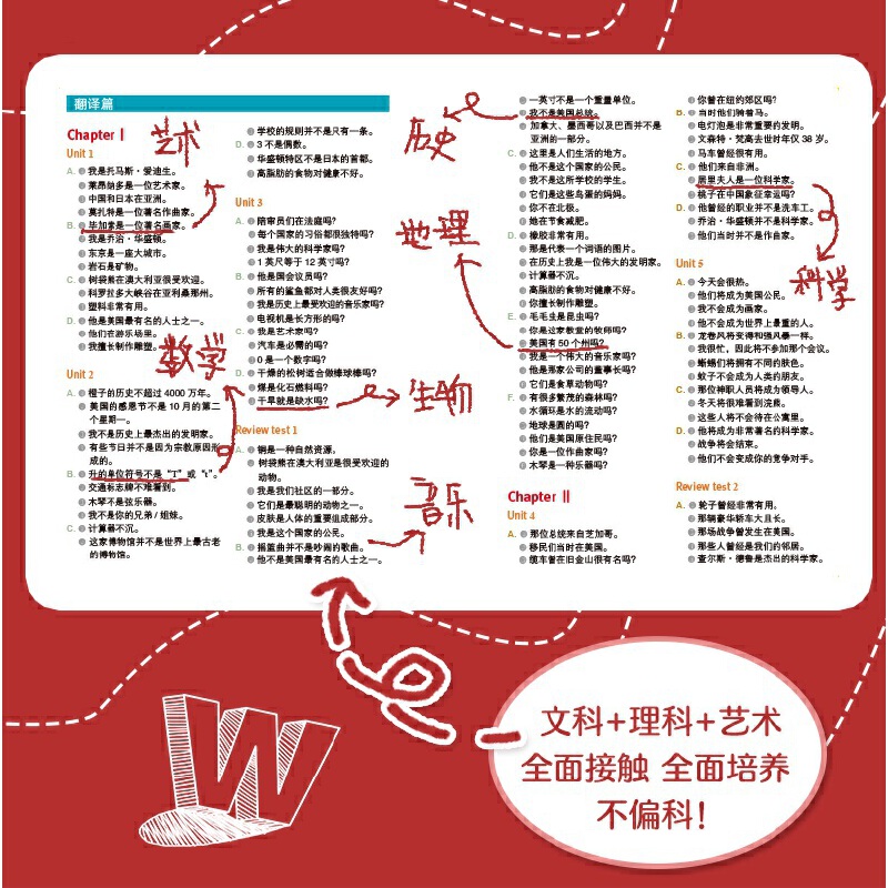 美國學霸筆記系列：英語單詞+英語語法（全2冊）